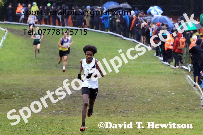 Boys Under-15s 2023 National Cross Country Relays, Berry Hill Park, Mansfield.  Photo: David T. Hewitson/Sports for All Pics